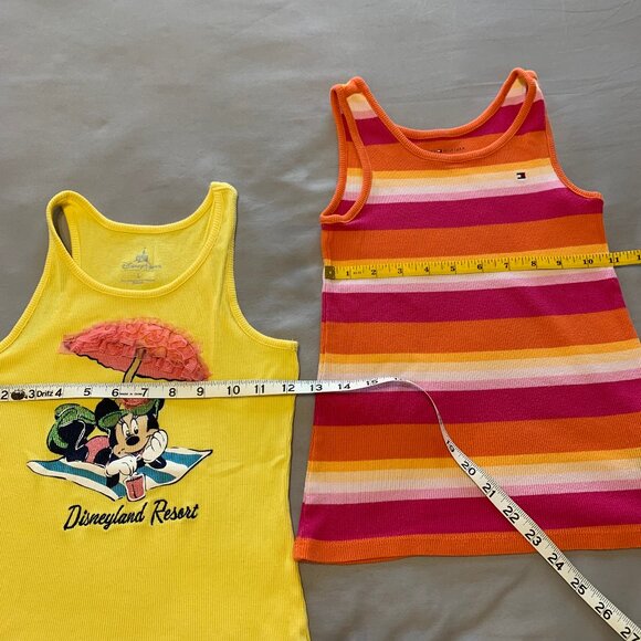 Girls Tank Tops Bundle. Size 10. Yellow & Orange. Tommy Hilfiger/Disney - Picture 3 of 7